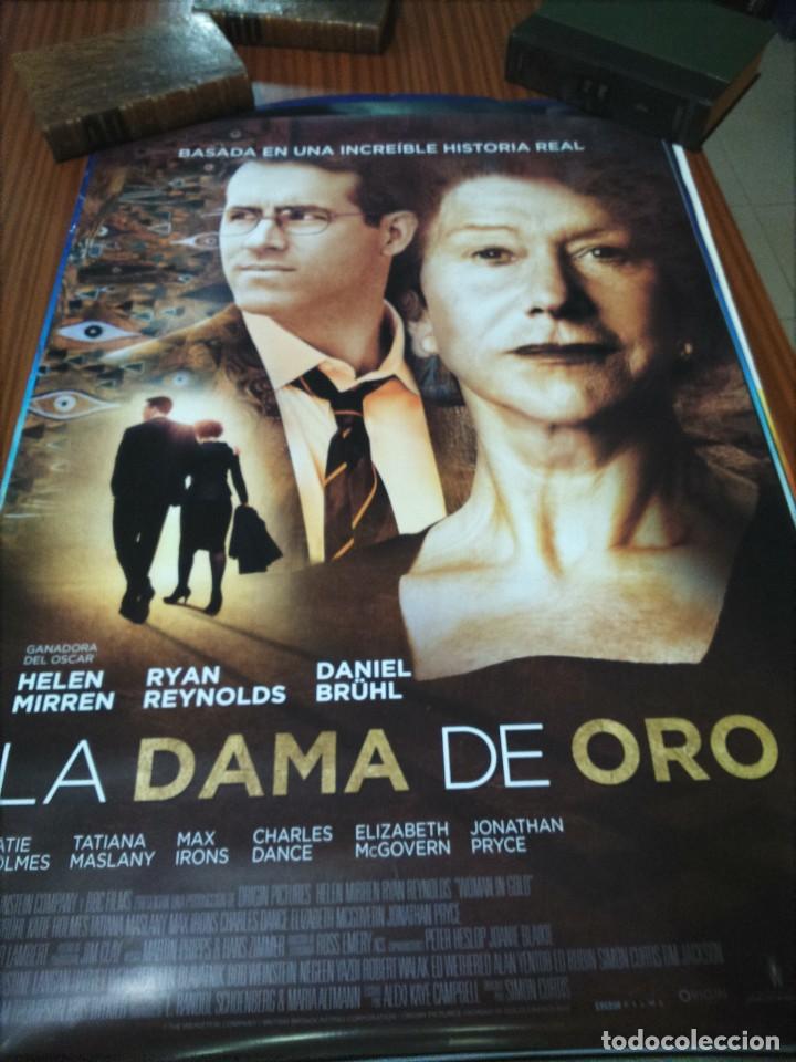 Kino: POSTER DE CINE -- LA DAMA DE ORO -- POSTER GRANDE -- HELEN MIRREN Y RYAN REYNOLDS --