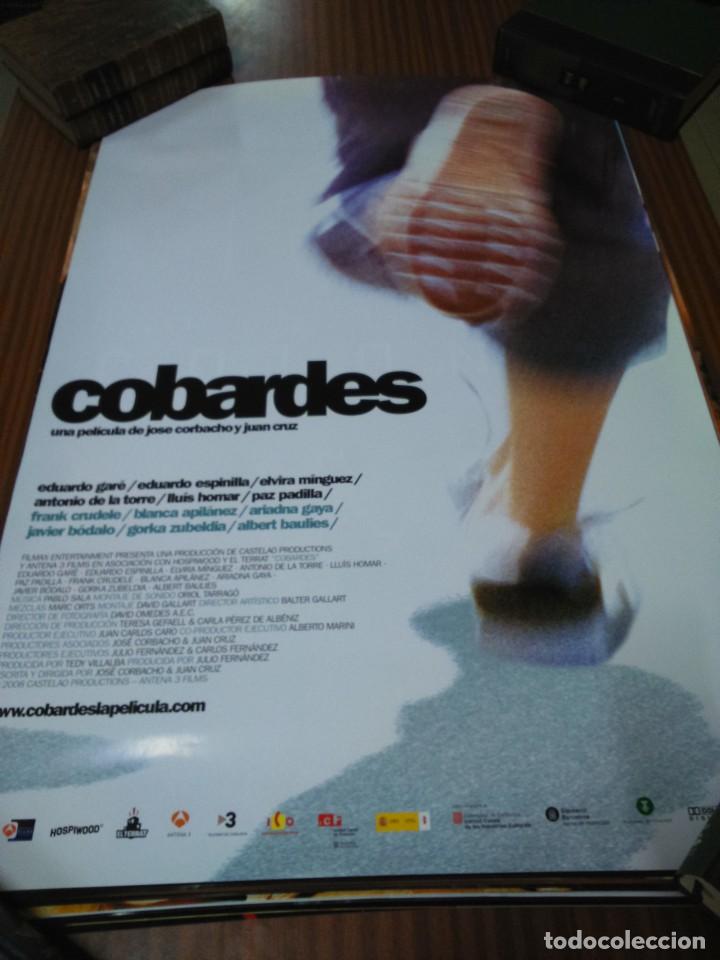 Kino: POSTER DE CINE -- COBARDES -- POSTER GRANDE -- JOSE CORBACHO Y JUAN CRUZ --