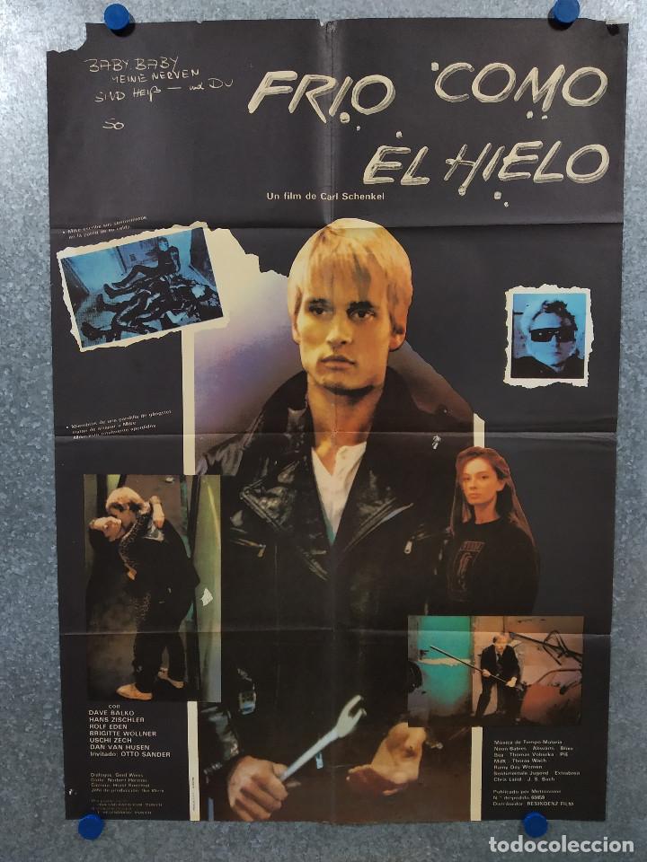 Kino: FRIO COMO EL HIELO. DAVE BALKO, A&Ntilde;O 1982. POSTER ORIGINAL