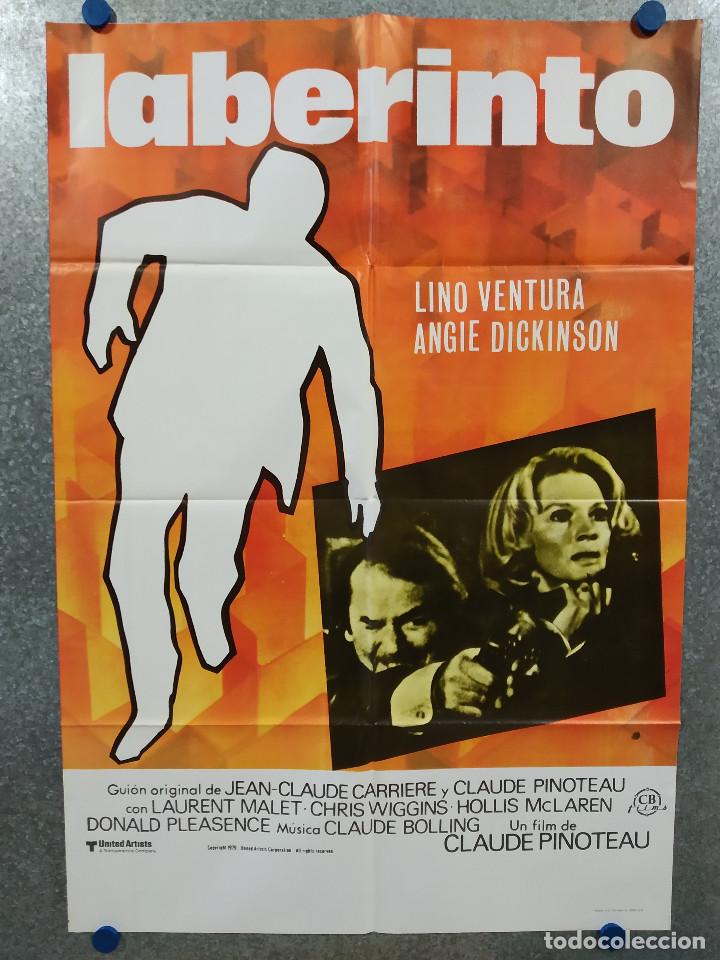Kino: Laberinto. Lino Ventura, Angie Dickinson A&Ntilde;O 1978. POSTER ORIGINAL