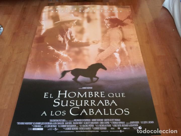 Cinema: El hombre que susurraba a los caballos - Robert Redford, Scarlett Johansson - poster original 1998