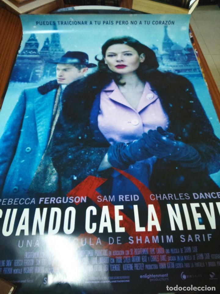Cine: POSTER DE CINE -- CUANDO CAE LA NIEVE -- POSTER GRANDE --