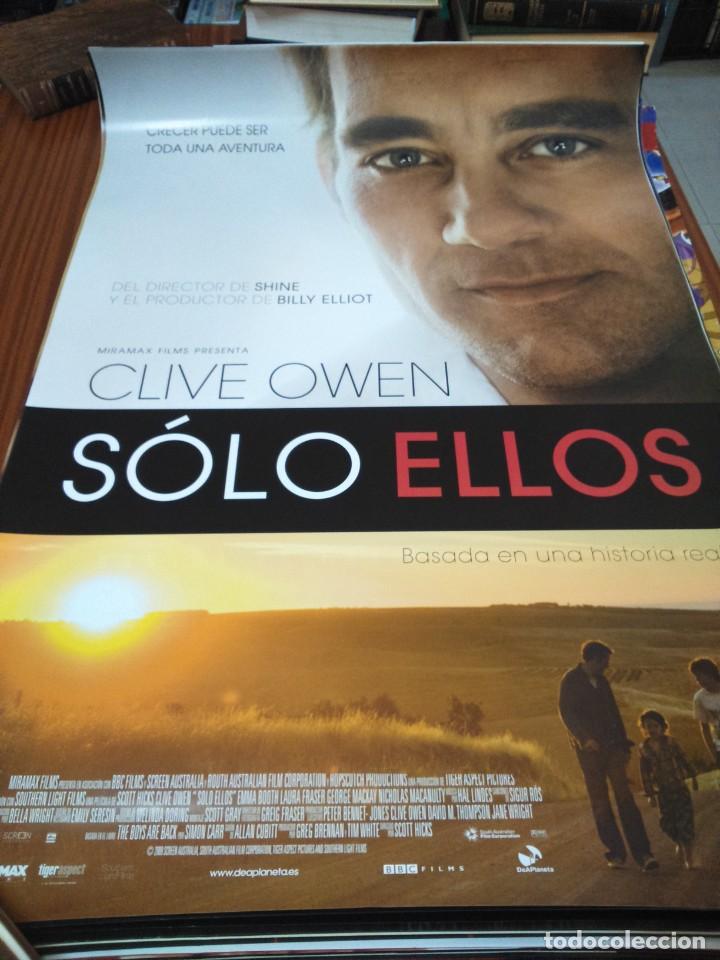 Cine: POSTER DE CINE -- SOLO ELLOS -- POSTER GRANDE --