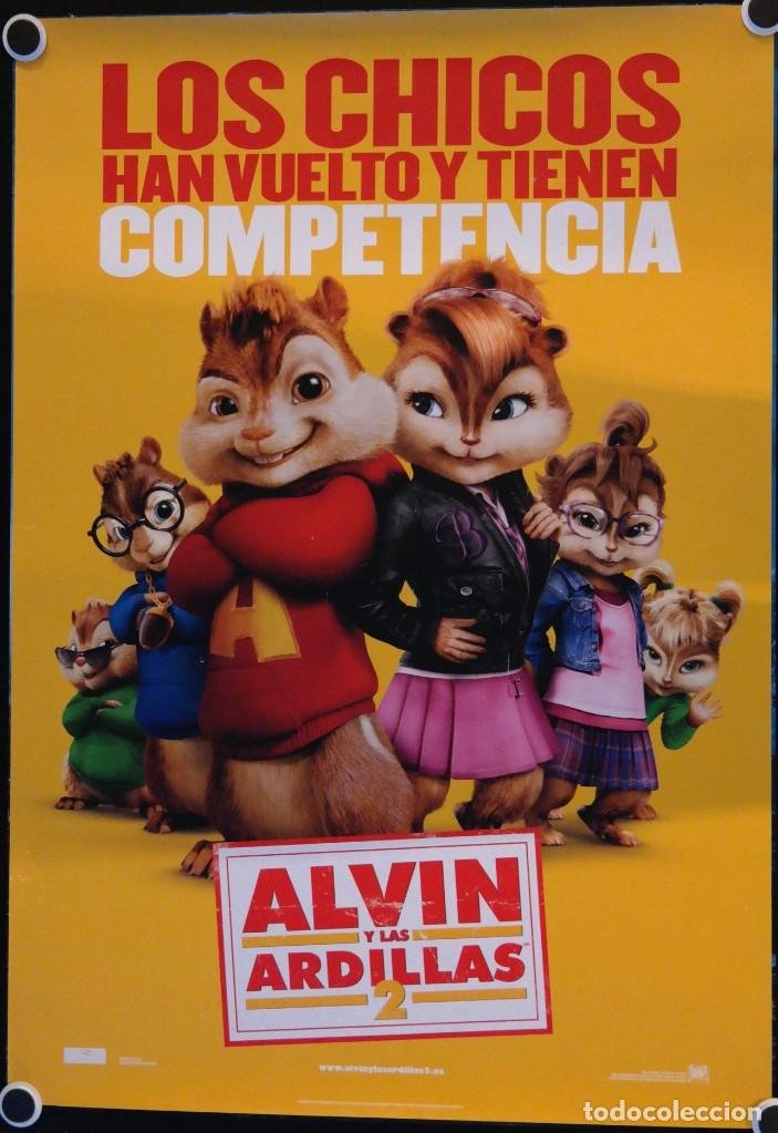 alvin y las ardillas, cartel de cine original 7 - Compra venta en  todocoleccion