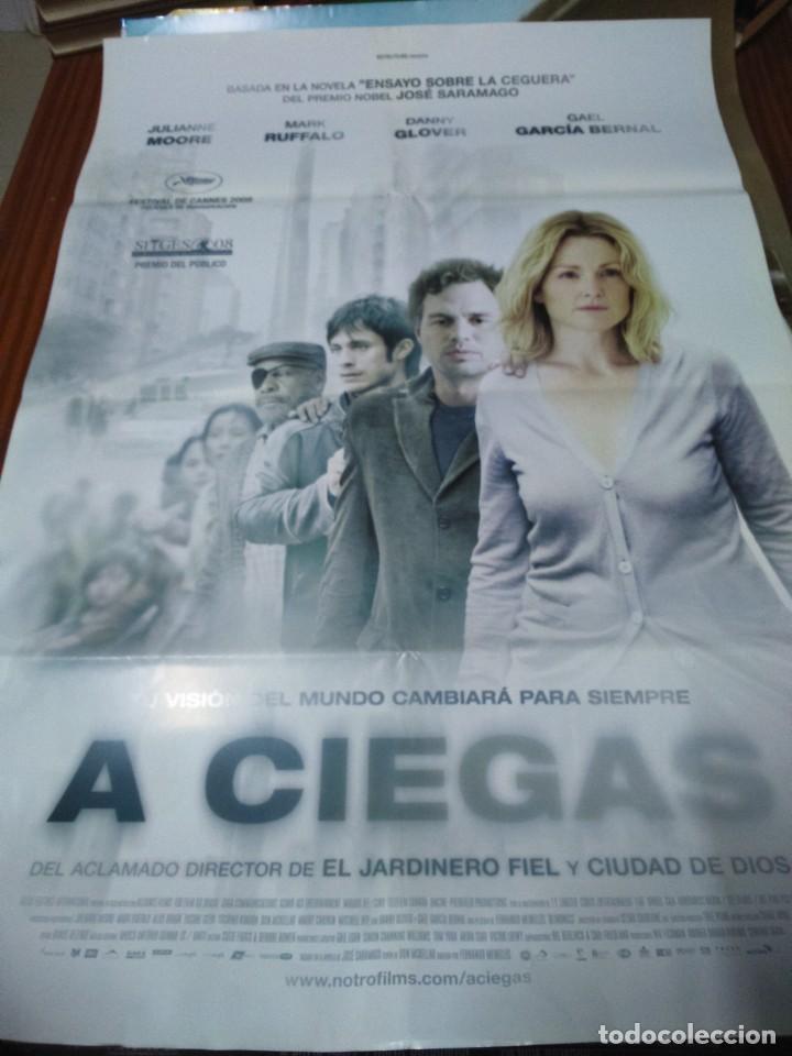 Cine: POSTER DE CINE -- A CIEGAS -- POSTER GRANDE --