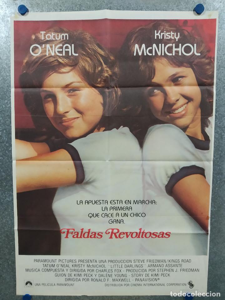 Cine: Faldas revoltosas. TATUM O'NEAL, KRISTY MCNICHOL. A&Ntilde;O 1982 POSTER ORIGINAL