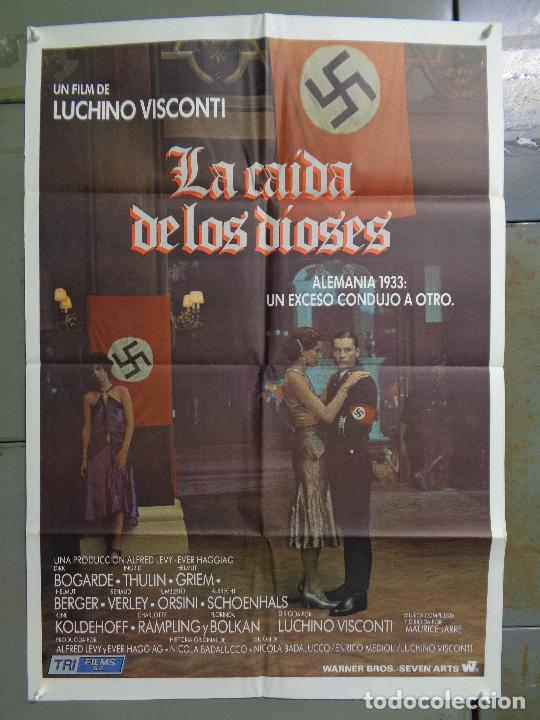 Cin&eacute;ma: CDO 8998 LA CAIDA DE LOS DIOSES LUCHINO VISCONTI POSTER ORIGINAL 70X100 ESPA&Ntilde;OL R-80s