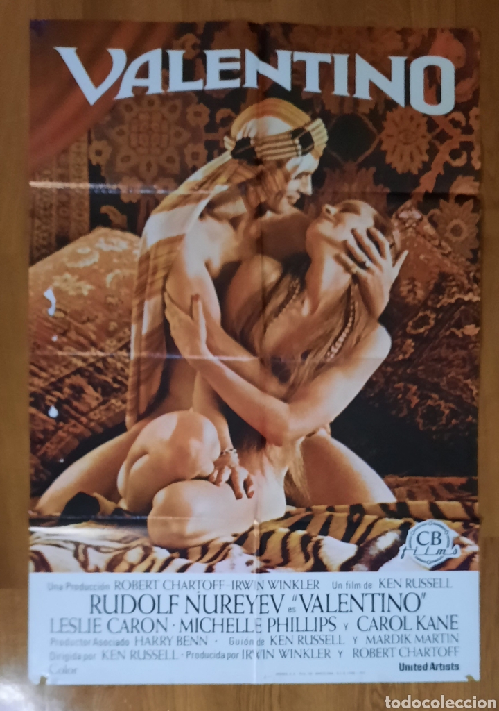 Cine: VALENTINO / RUDOLF NUREYEV / LESLIE CARON / 100X70