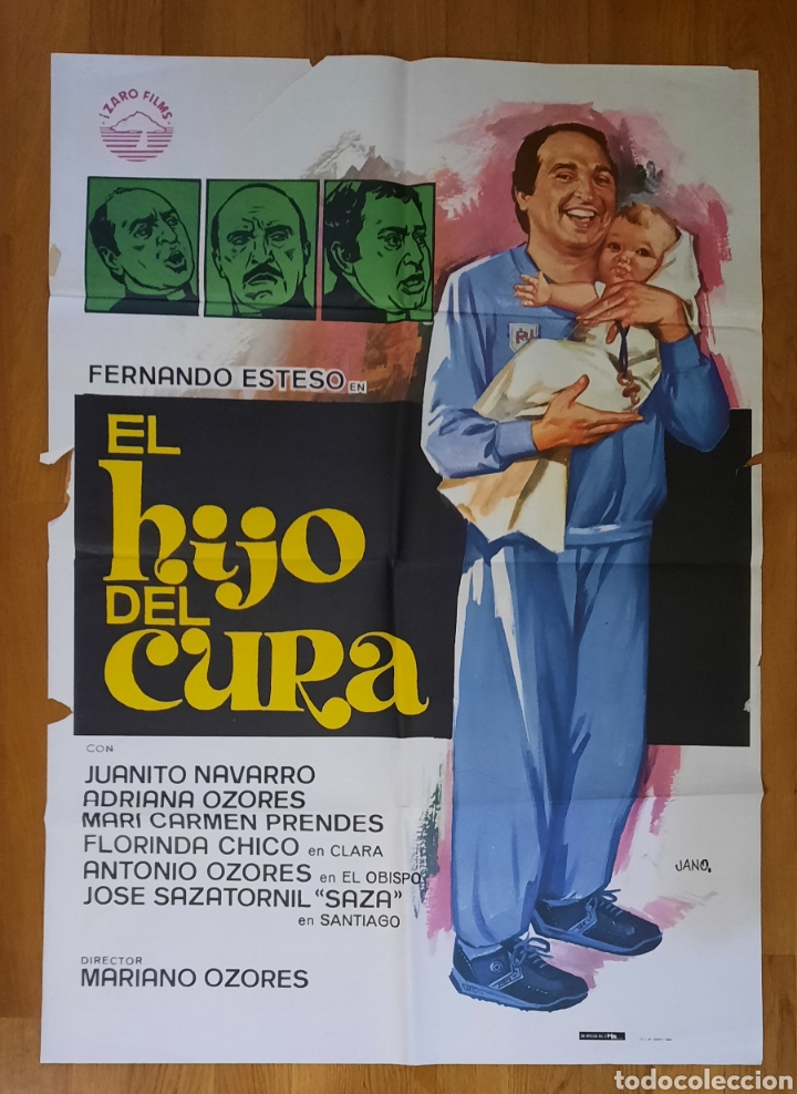 Cin&eacute;ma: EL HIJO DEL CURA / FERNANDO ESTESO / JUANITO NAVARRO / ILUSTRA JANO