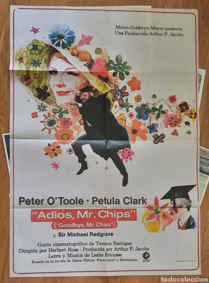 Cinema: ADIOS MR. CHIPS / PETER O'TOOLE / PETULA CLARK / CARTEL + 10 FOTOGRAMAS