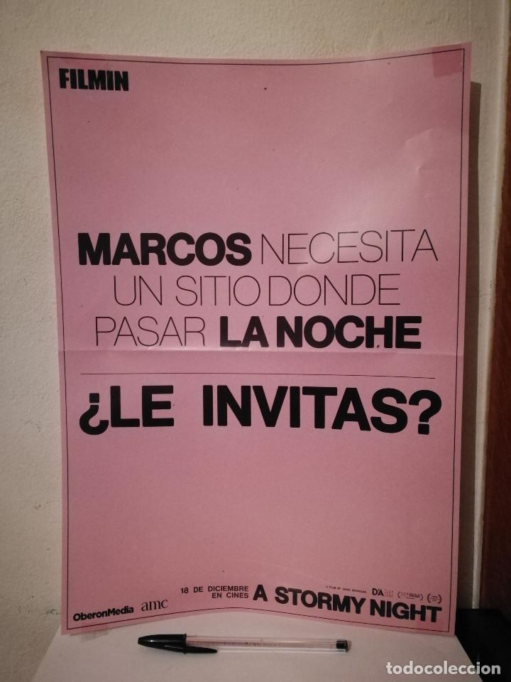 Cine: CARTEL ORIGINAL -A3- A Stormy Night - ARCHIVO - David Moragas