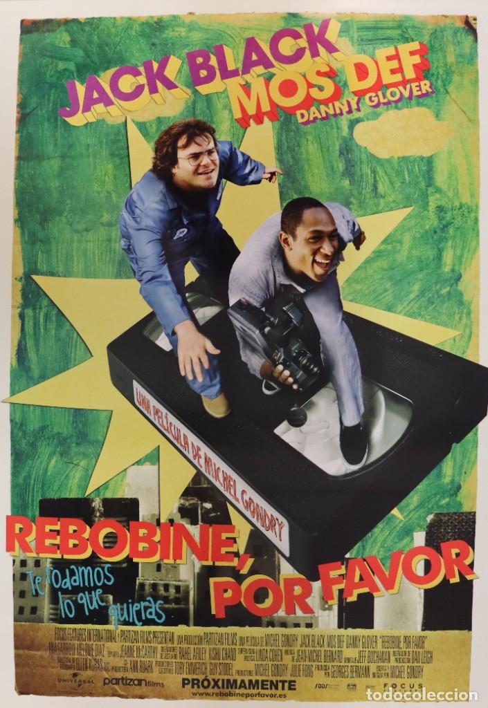 Cine: P&oacute;ster Rebobine por favor