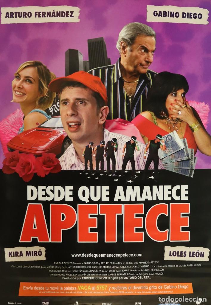 Cine: P&oacute;ster Desde que amanece apetece