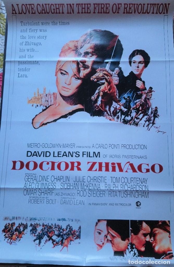Cine: DOCTOR ZHIVAGO. POSTER ORIGINAL 68'5X101 CMS.