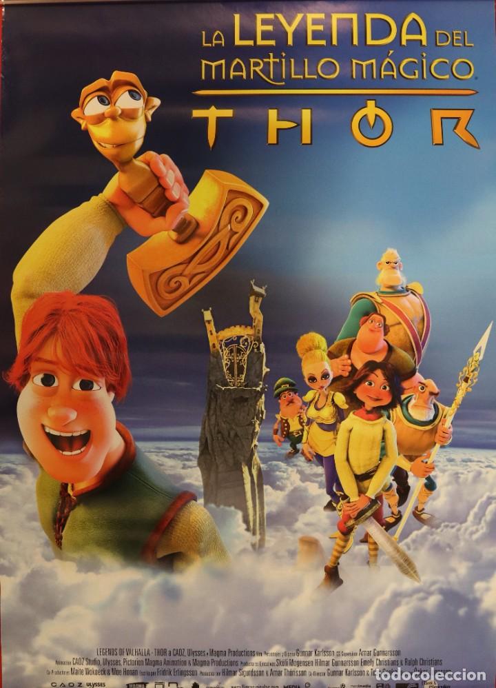 Kino: P&oacute;ster La leyenda del martillo m&aacute;gico - Thor