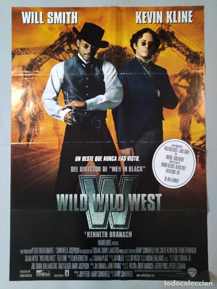 Cinema: CARTEL CINE ORIGINAL - WILD WILD WEST - WILL SMITH - KEVIN KLINE- A&Ntilde;O 1999...L3501