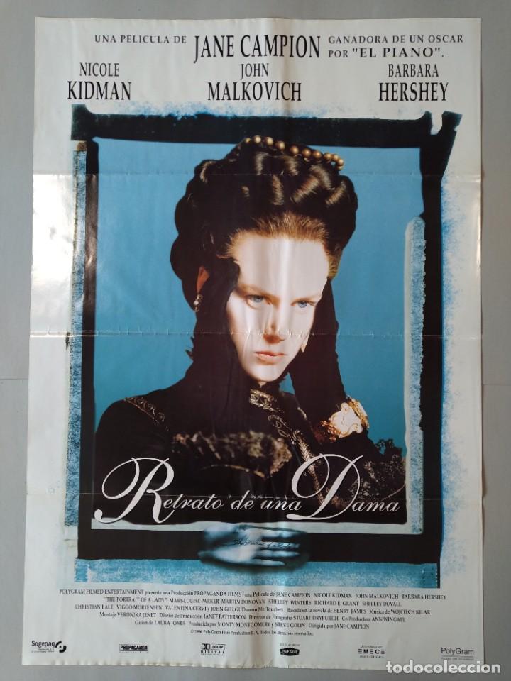Kino: CARTEL CINE ORIGINAL - RETRATO DE UNA DAMA - NICOLE KIDMAN - JOHN MALCOVICH - A&Ntilde;O 1996...L3503