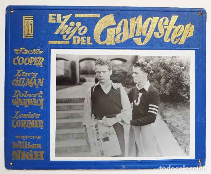 Cinema: Cart&oacute;n con fotograma de la pel&iacute;cula &rdquo;El hijo del ganster&rdquo;. Jackie Cooper