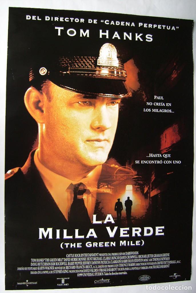 Cinema: LA MILLA VERDE, con Tom Hanks. P&Oacute;STER 68 X 98 cms. 2018.