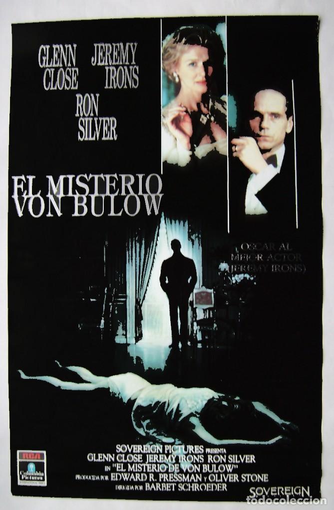 Cinema: EL MISTERIO VON BULOW. con Jeremy Irons P&Oacute;STER de VIDEO 52 X 80 cms. 1999.