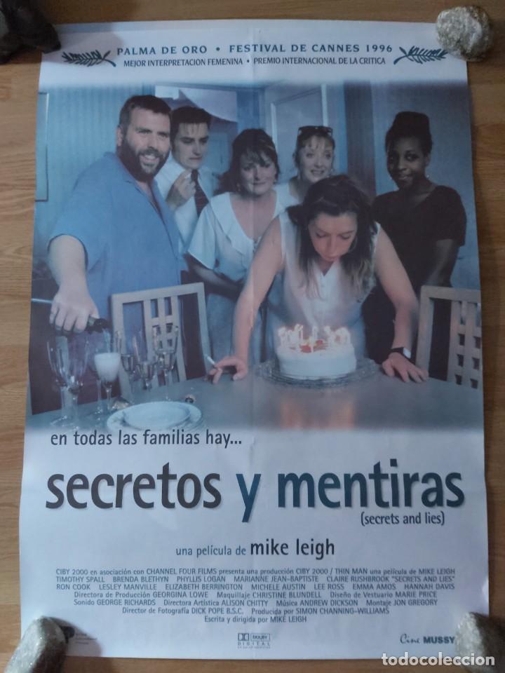 Cinema: Secretos y mentiras - APROX 70X100 CARTEL ORIGINAL CINE (L84)