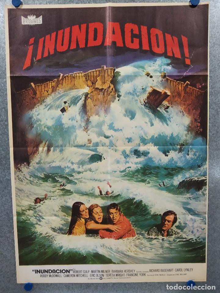 Cinema: INUNDACION. Robert Culp, Martin Milner, Barbara Hershey. A&Ntilde;O 1978. POSTER ORIGINAL
