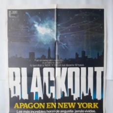 Cine: ANTIGUO CARTEL CINE BLACKOUT APAGON EN NEW YORK 1979 R422 RV. Lote 251118870