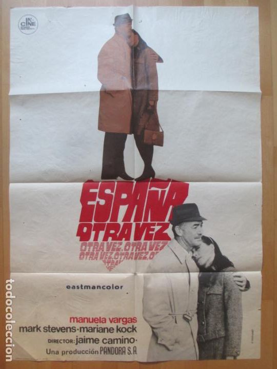 Cinema: CARTEL CINE, ESPA&Ntilde;A OTRA VEZ, MANUELA VARGAS, GRAFISTAS 2, 1969, C551B