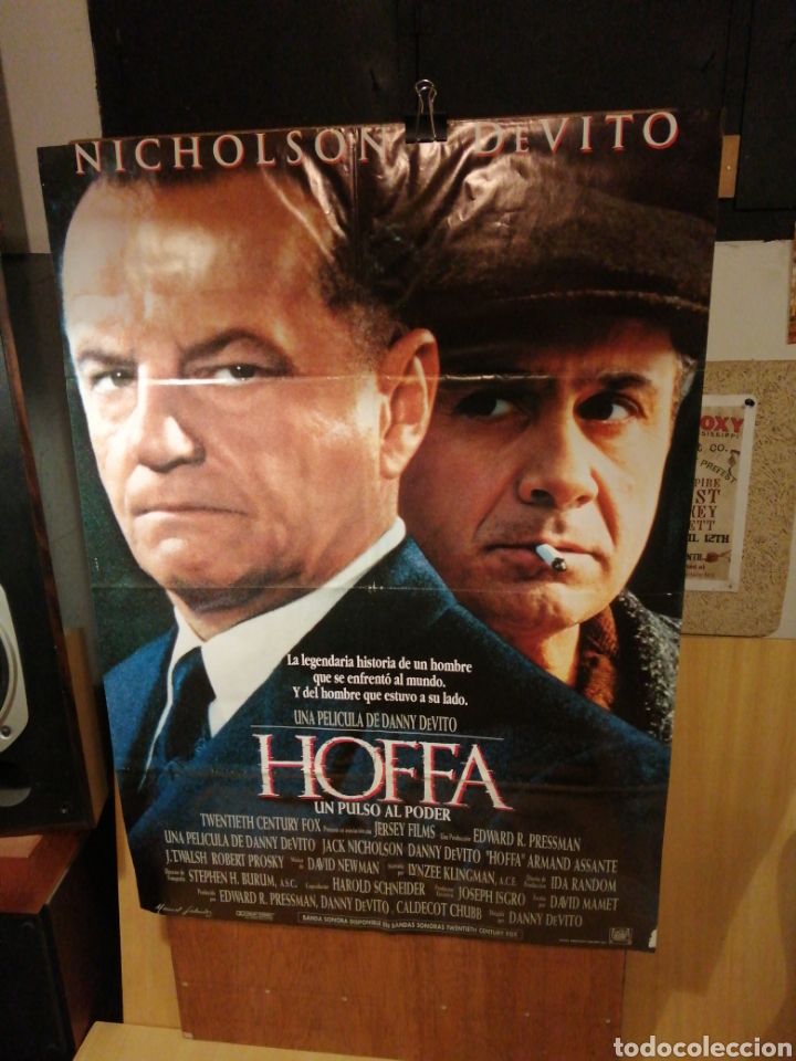 Cine: Hoffa. Danny DeVito. Jack Nicholson. 69,5 x 97,5 cm. - Foto 1