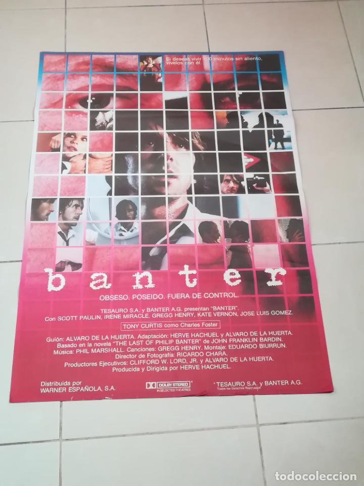 Cinema: POSTER / CARTEL DE CINE ORIGINAL. BANTER. OBSESO, POSEIDO, FUERA DE CONTROL. 70 X 100 CM