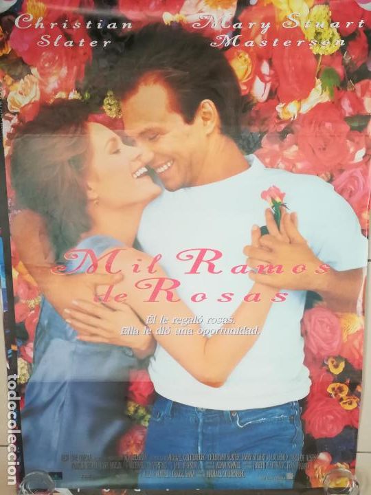 Cinema: POSTER / CARTEL DE CINE ORIGINAL. MIL RAMOS DE ROSAS. CHRISTIAN SLATER. 70 X 100 CM