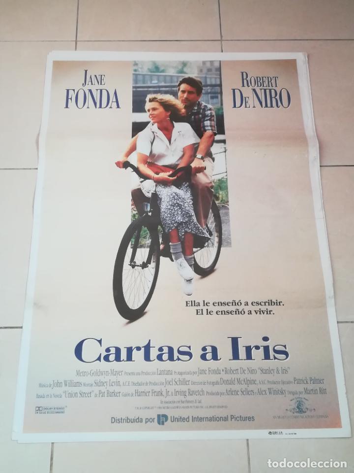 Cinema: POSTER / CARTEL DE CINE ORIGINAL. CARTAS A IRIS. JANE FONDA, ROBERT DE NIRO. 100 X 70CM.