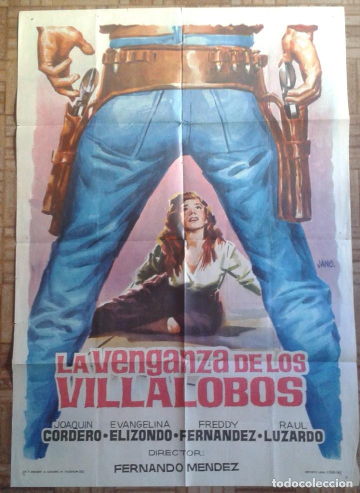 Cin&eacute;ma: LA VENGANZA DE LOS VILLALOBOS. POSTER DE JANO. 70X100CM. JOAQU&Iacute;N CORDERO