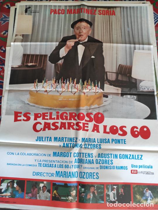 Cin&eacute;ma: ES PELIGROSO CASARSE A LOS 60. CARTEL DE CINE- MOVIE POSTER. 100X70 CM
