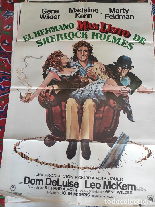 Cin&eacute;ma: EL HERMANO MAS LISTO DE SHERLOCK HOLMES. CARTEL DE CINE-MOVIE POSTER. 100X70 CM