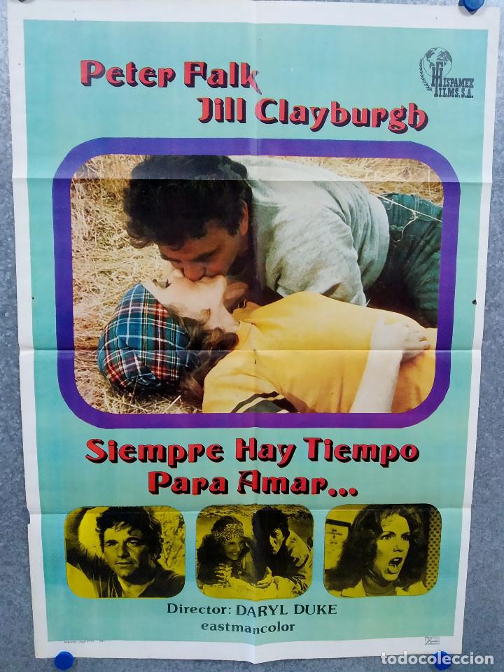 Cin&eacute;ma: Siempre hay tiempo para amar. Peter Falk, Jill Clayburgh. A&Ntilde;O 1977. POSTER ORIGINAL