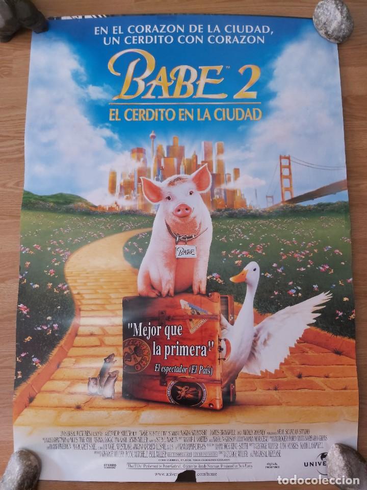 Kino: Babe 2, el cerdito en la ciudad - APROX 70X100 CARTEL ORIGINAL CINE (L84)
