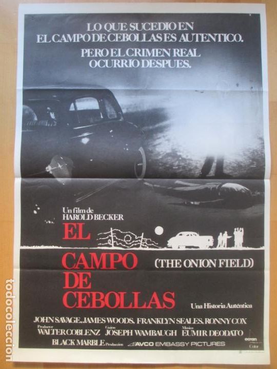Cinema: CARTEL CINE EL CAMPO DE CEBOLLAS JOHN SAVAGE JAMES WOODS 1980 C1971