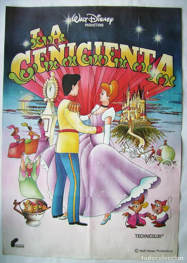 Kino: LA CENICIENTA, de Walt Disney. POSTER 68,5 X 97,5, FILMAYER.