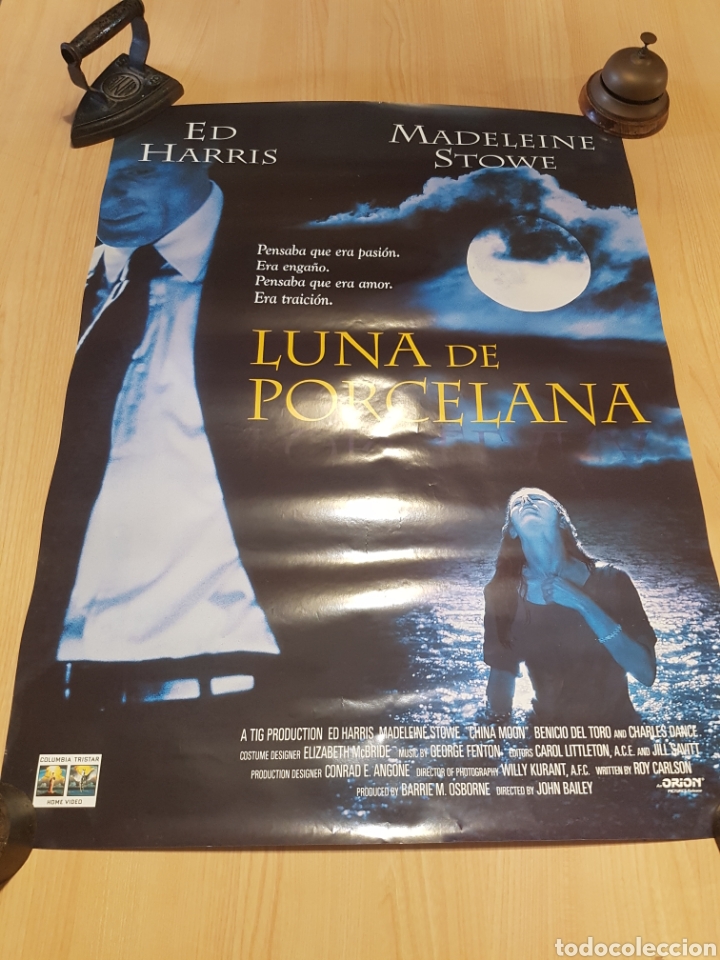 Cinema: POSTER LUNA DE PORCELANA CINE ED HARRIS MADELEINE STOWE 80 x 60 cm