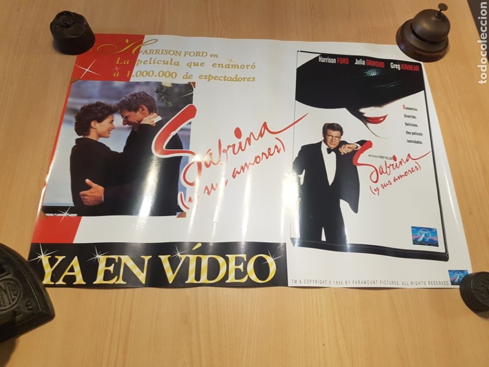 Cinema: POSTER SABRINA HARRISON FORD JULIA ORMOND 50 X 69,5 CM