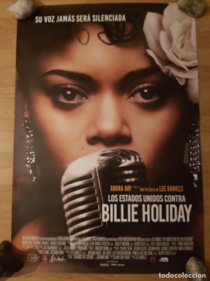 Cinema: Los EEUU contra Billie Holliday - aprox 70x100 Cartel ORIGINAL cine (L86)