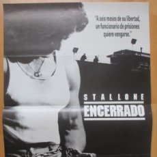 Cine: CARTEL CINE ENCERRADO SYLVESTER STALLONE 1989 C2022
