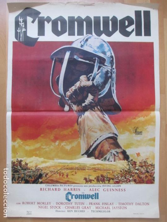 Cin&eacute;ma: CARTEL CINE CROMWELL RICHARD HARRIS ALEC GUINNESS 1970 C2033