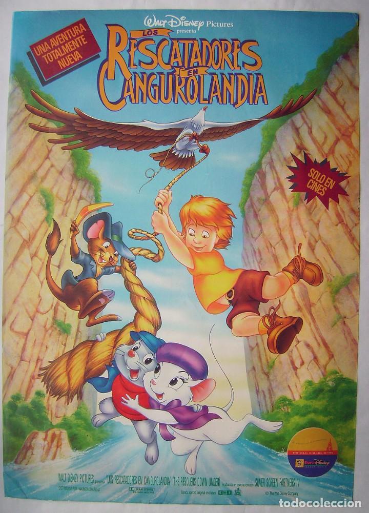Cinema: LOS RESCATADORES EN CANGUROLANDIA. POSTER 68,5 X 96 cms.,