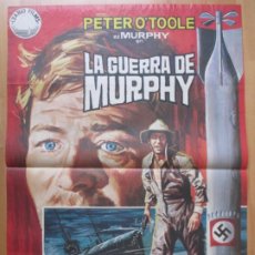 Cine: CARTEL CINE LA GUERRA DE MURPHY PETER O´TOOLE PHILIPPE NOIRET JANO C2052. Lote 262381955