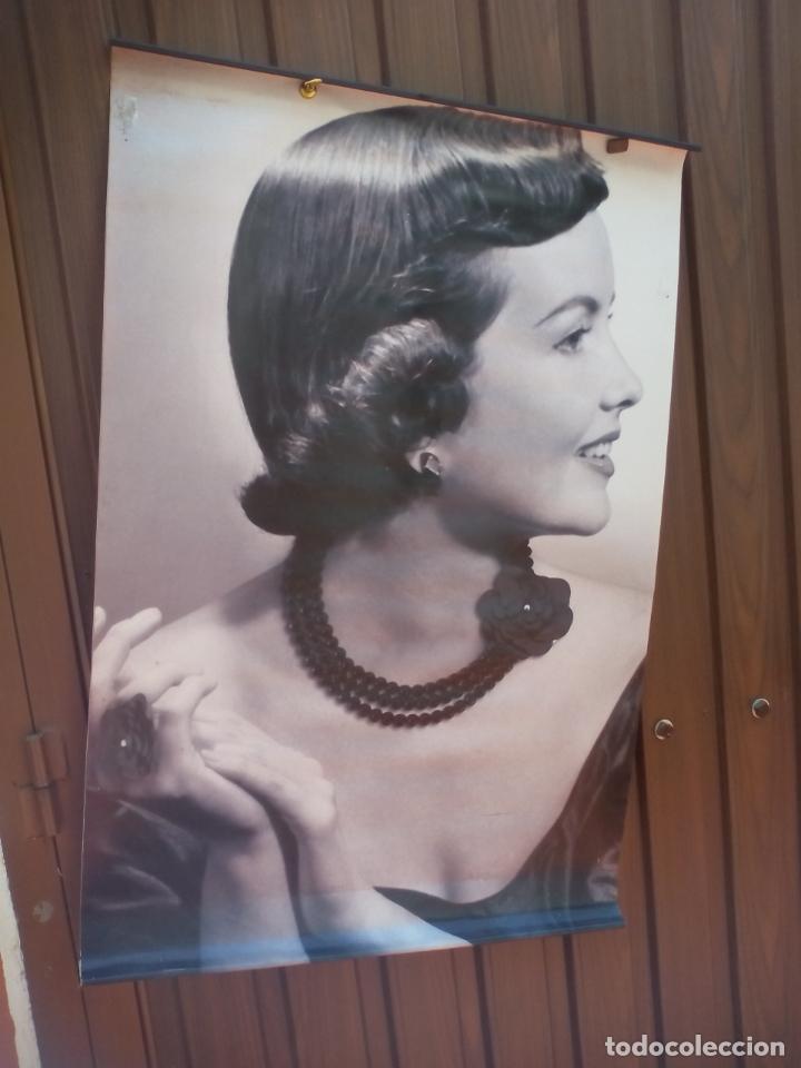 Cinema: POSTER O CARTEL DE LONA DE ACTRIZ CREO QUE AMERICANA DE LOS A&Ntilde;OS 50. 90 X 60 CM