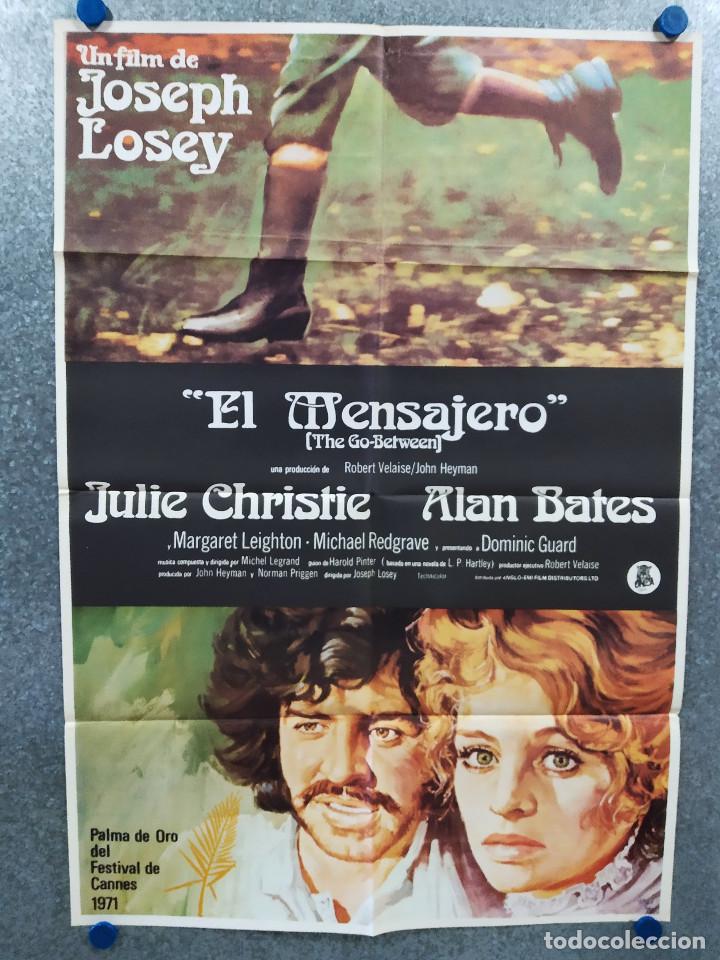 Cinema: El mensajero. Julie Christie, Alan Bates. A&Ntilde;O 1971 POSTER ORIGINAL