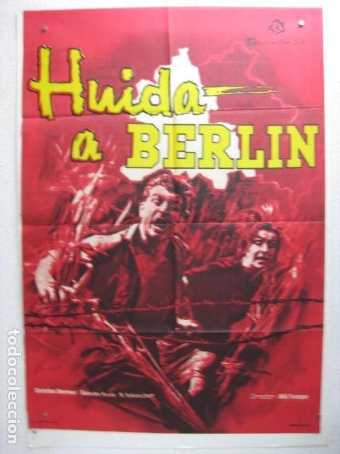 Cinema: huida a berlin - poster cartel original - Will Tremper Christian Doermer Susanne Korda - L