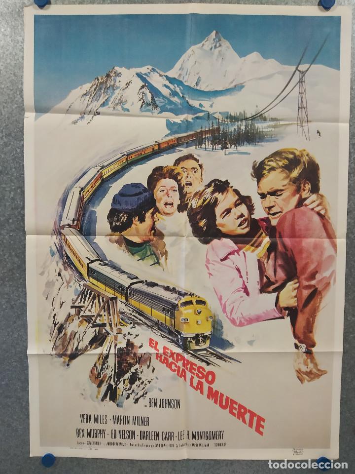 Cinema: EL EXPRESO HACIA LA MUERTE. BEN JOHNSON, VERA MILES, MARTIN MILNER. A&Ntilde;O 1979. POSTER ORIGINAL